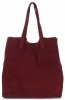 Kožené kabelka shopper bag Vittoria Gotti bordová V205454